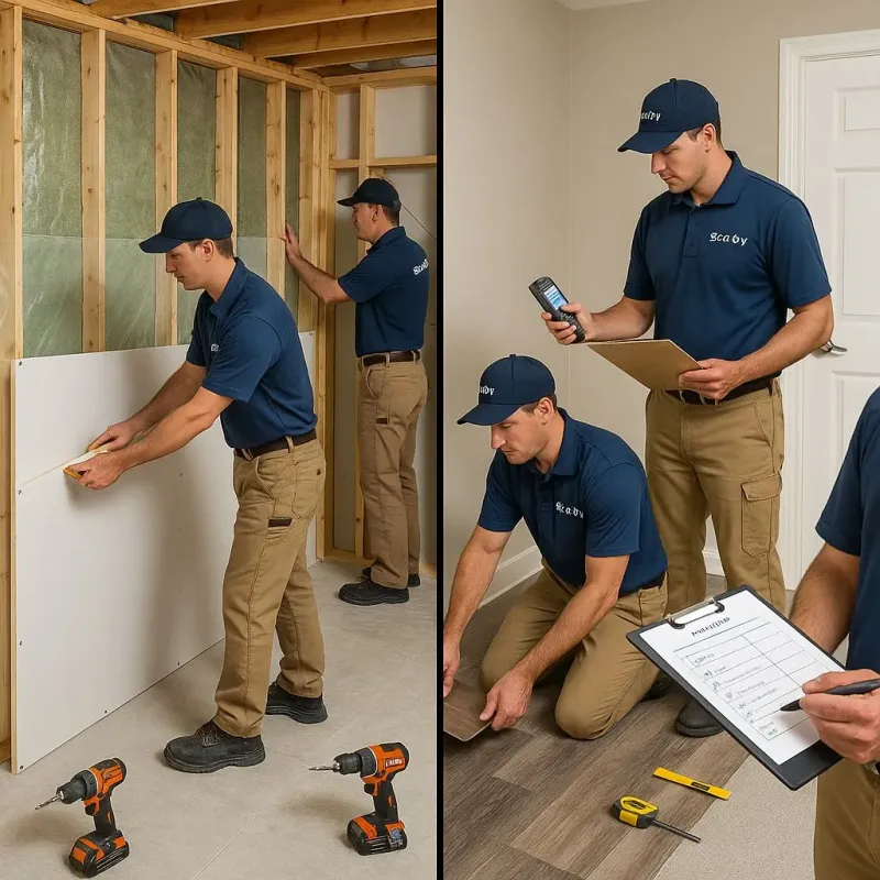 Repairs and Reconstruction process in Laflin, PA