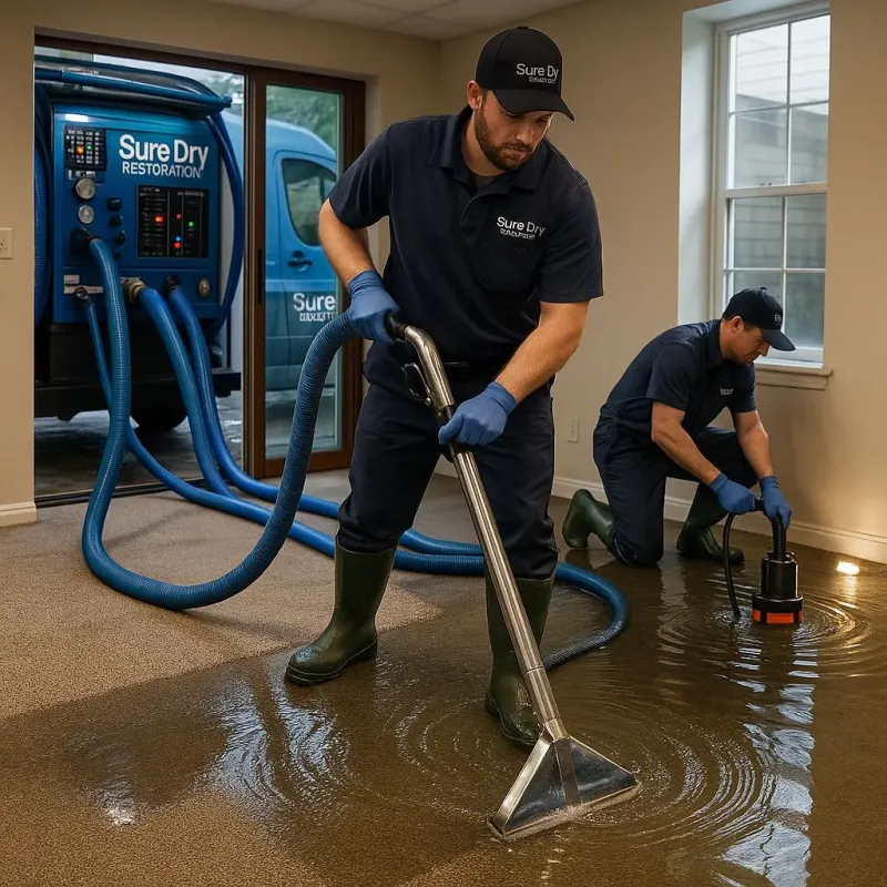 Water Extraction and Removal process in Laflin, PA